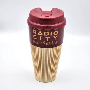 Radio City Music Hall Plastic Coffee Tumbler Mug Cup with Lid Whirley DrinkWorks